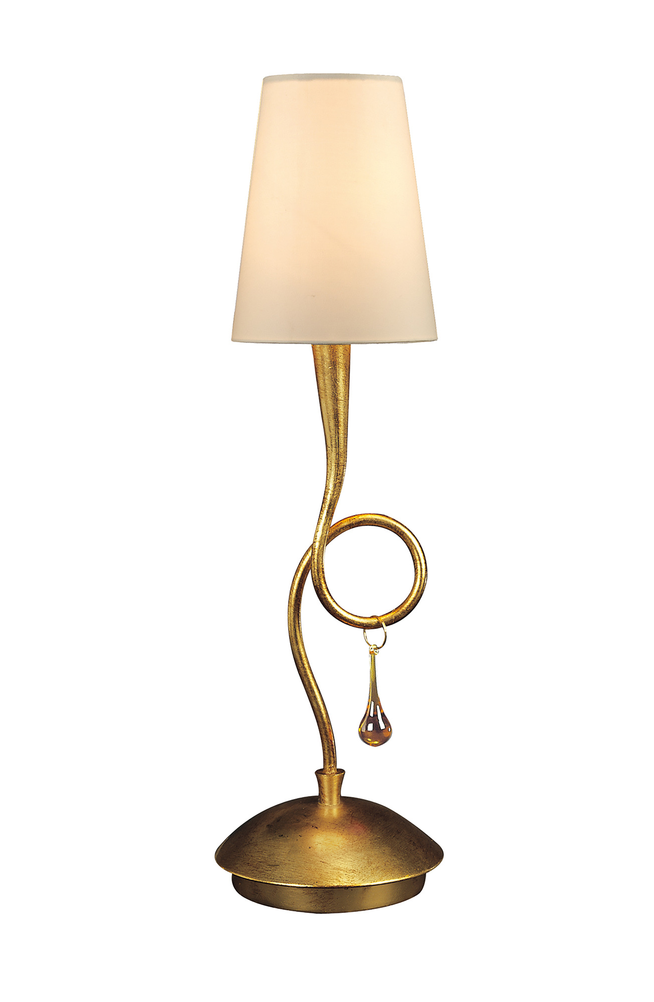 Paola Gold Table Lamps Mantra Shaded Table Lamps